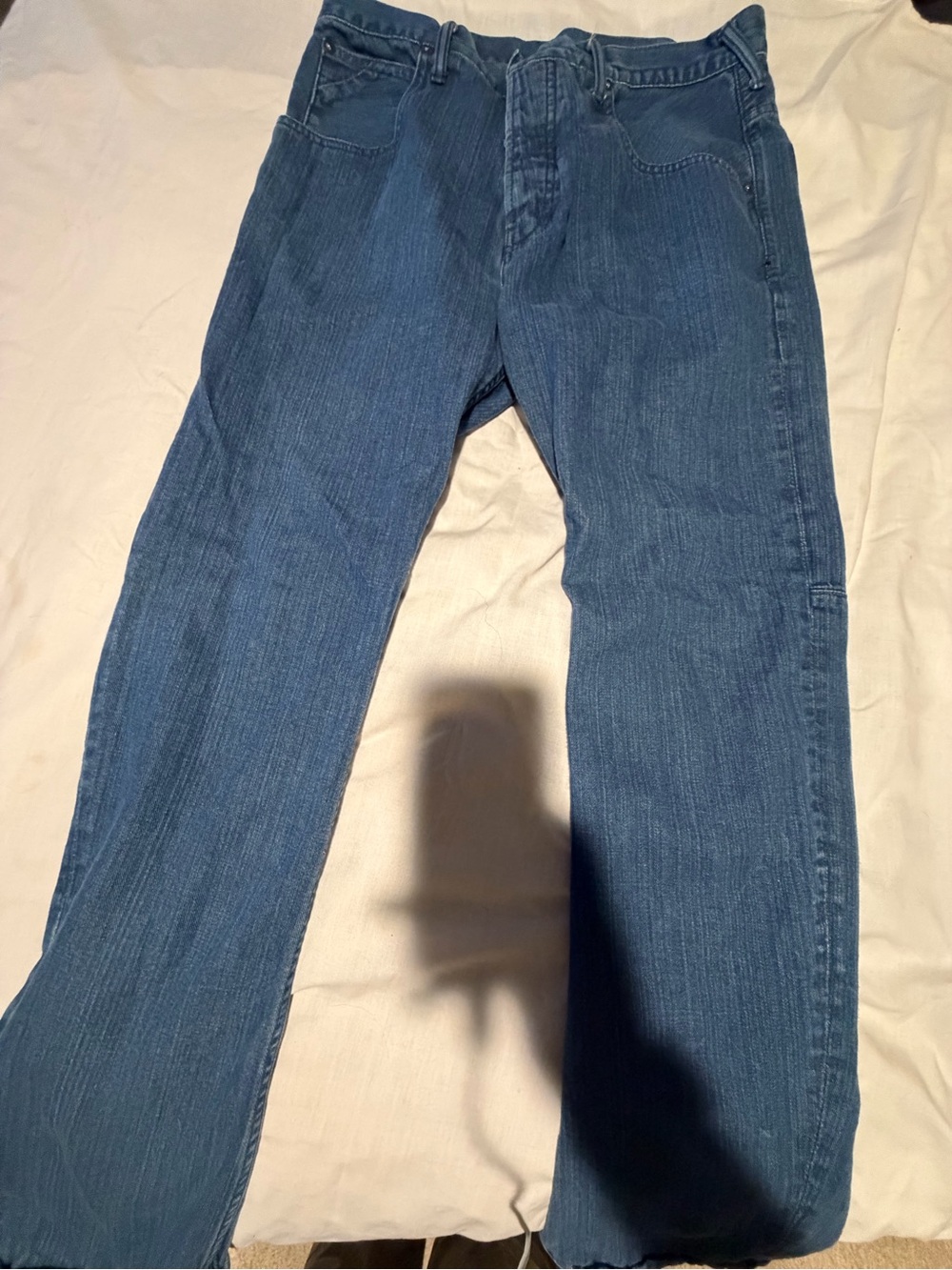 GAP Men's Relaxed-Fit Denim Jeans in Blue